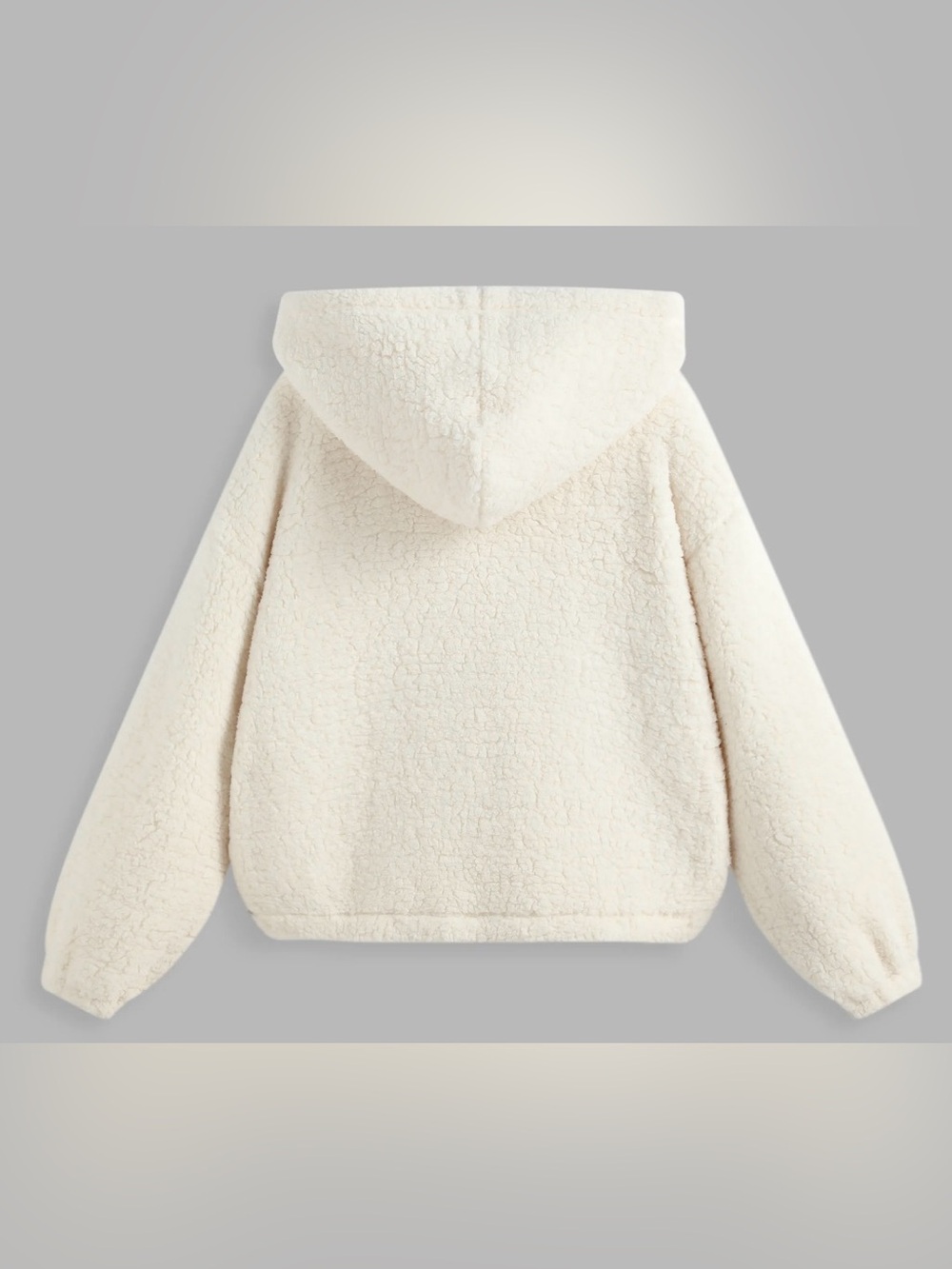 NWT - Cider Fleece Floral Crochet Hoodie - Picture 3 of 12